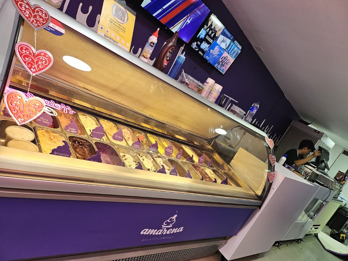 Local de Amarena Gelato Company en Santa Cecilia