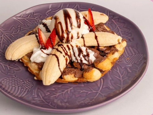 Waffle con Nutella & Gelato
